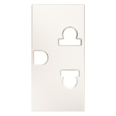 2CLA213800N1101 Механизм розетки EU/US стандарта, серия Zenit, 1-модульный, цвет альпийский белый