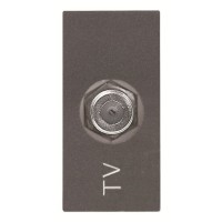 2CLA215000N1801 Розетка TV одиноч.,Zenit,антрацит