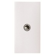 2CLA215540N1101 Механизм mini-jack 3.5мм разъёма, 1-модульный, серия Zenit, цвет альпийский белый