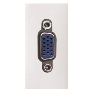 2CLA215550N1101 Механизм VGA (DE-15) 3.5мм разъёма, 1-модульный, серия Zenit, цвет альпийский белый 2CLA215550N1101 Механизм VGA (DE-15) 3.5мм разъёма, 1-модульный, серия Zenit, цвет альпийский белый