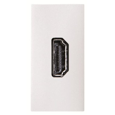 2CLA215560N1101 Механизм HDMI разъёма, тип А, с безвинтовым подключением проводов (20п), 1-модульный, серия Zenit, цвет альпийский белый 2CLA215560N1101 Механизм HDMI разъёма, тип А, с безвинтовым подключением проводов (20п), 1-модульный, серия Zenit, цвет альпийский белый