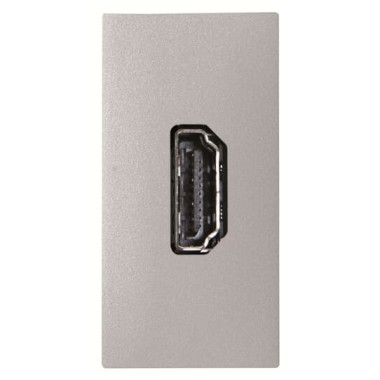 2CLA215560N1301 Механизм HDMI разъёма, тип А, с безвинтовым подключением проводов (20п), 1-модульный, серия Zenit, цвет серебристый 2CLA215560N1301 Механизм HDMI разъёма, тип А, с безвинтовым подключением проводов (20п), 1-модульный, серия Zenit, цвет серебристый