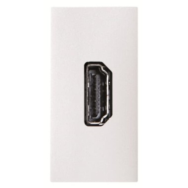 2CLA215570N1101 Механизм HDMI разъёма, тип А, с HDMI разъёмом мама на тыльной стороне, 1-модульный, серия Zenit, цвет альпийский белый 2CLA215570N1101 Механизм HDMI разъёма, тип А, с HDMI разъёмом мама на тыльной стороне, 1-модульный, серия Zenit, цвет альпийский белый