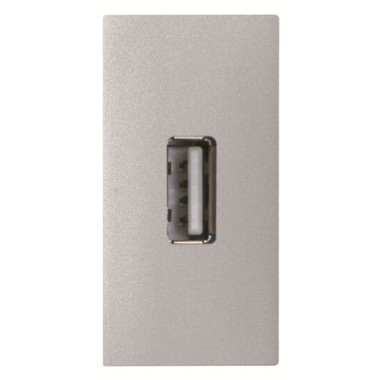 2CLA215580N1301 Механизм USB разъёма, тип А, с винтовым подключением проводов (5п), 1-модульный, серия Zenit, цвет серебристый 2CLA215580N1301 Механизм USB разъёма, тип А, с винтовым подключением проводов (5п), 1-модульный, серия Zenit, цвет серебристый