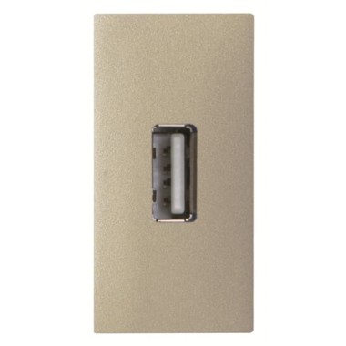 2CLA215580N1901 Механизм USB разъёма, тип А, с винтовым подключением проводов (5п), 1-модульный, серия Zenit, цвет шампань 2CLA215580N1901 Механизм USB разъёма, тип А, с винтовым подключением проводов (5п), 1-модульный, серия Zenit, цвет шампань