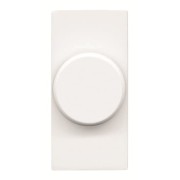 2CLA216010N1101 Механизм электронного поворотного светорегулятора 500 Вт, 1-модульный, серия Zenit, цвет альпийский белый