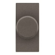 2CLA216010N1801 Механизм электронного поворотного светорегулятора 500 Вт, 1-модульный, серия Zenit, цвет антраци