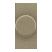 2CLA216010N1901 Механизм электронного поворотного светорегулятора 500 Вт, 1-модульный, серия Zenit, цвет шампань