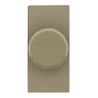 2CLA216010N1901 Механизм электронного поворотного светорегулятора 500 Вт, 1-модульный, серия Zenit, цвет шампань