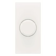 2CLA216030N1101 Механизм электронного поворотного светорегулятора для регулируемых LEDi ламп, 2-100 Вт, 1-модульный, серия Zenit, цвет альпийский белый