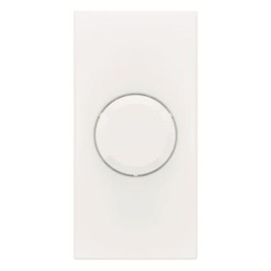 2CLA216030N1101 Механизм электронного поворотного светорегулятора для регулируемых LEDi ламп, 2-100 Вт, 1-модульный, серия Zenit, цвет альпийский белый