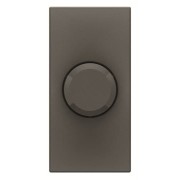 2CLA216030N1801 Механизм электронного поворотного светорегулятора для регулируемых LEDi ламп, 2-100 Вт, 1-модульный, серия Zenit, цвет антрацит