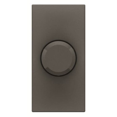 2CLA216030N1801 Механизм электронного поворотного светорегулятора для регулируемых LEDi ламп, 2-100 Вт, 1-модульный, серия Zenit, цвет антрацит