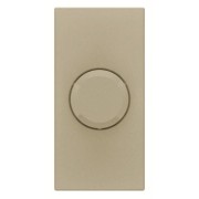 2CLA216030N1901 Механизм электронного поворотного светорегулятора для регулируемых LEDi ламп, 2-100 Вт, 1-модульный, серия Zenit, цвет шампань