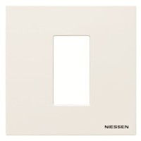 2CLA217100N1101 Рамка 1-постовая, 1-модульная, серия Zenit, цвет альпийский белый