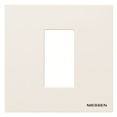 2CLA217100N1101 Рамка 1-постовая, 1-модульная, серия Zenit, цвет альпийский белый