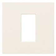 2CLA217110N1101 Рамка 1-постовая, 1-модульная, базовая, с суппортом, серия Zenit, цвет альпийский белый