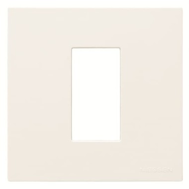 2CLA217110N1101 Рамка 1-постовая, 1-модульная, базовая, с суппортом, серия Zenit, цвет альпийский белый