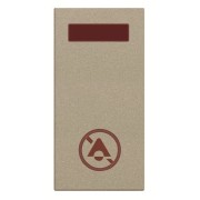 2CLA218040N1901 Светосигнализатор с LED лампой, Не беспокоить, 1-модульный, серия Zenit, цвет шампань