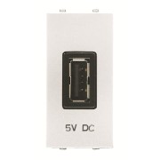 2CLA218500N1101 Механизм USB зарядного устройства, 1М, 750 мА, серия Zenit, цвет альпийский белый