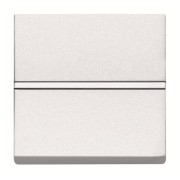 2CLA220470N1101 Механизм 1-клавишной кнопки с нормально-открытым контактом с клавишей без символа, 2-модульный, серия Zenit, цвет альпийский белый