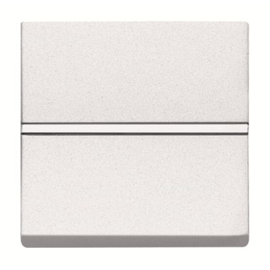 2CLA220470N1101 Механизм 1-клавишной кнопки с нормально-открытым контактом с клавишей без символа, 2-модульный, серия Zenit, цвет альпийский белый