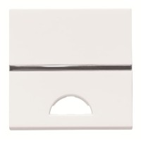 2CLA220190N1101 Клавиша 1-клавишного 2-модульного выключателя/переключателя/кнопки с окном для шильдика с символом, серия Zenit, цвет альпийский белый