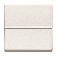2CLA220460N1101 Механизм 1-клавишной кнопки с нормально-закрытым контактом с клавишей без символа, 2-модульный, серия Zenit, цвет альпийский белый
