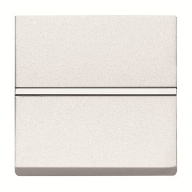 2CLA220460N1101 Механизм 1-клавишной кнопки с нормально-закрытым контактом с клавишей без символа, 2-модульный, серия Zenit, цвет альпийский белый