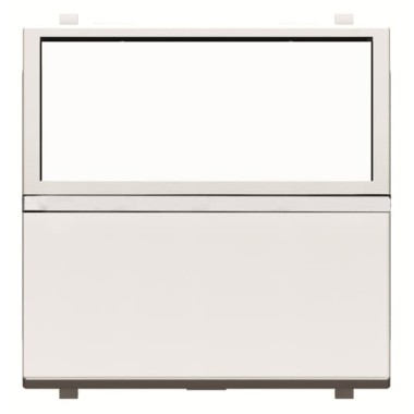 2CLA220480N1101 Механизм 1-клавишной кнопки с нормально-открытым контактом с клавишей с полем для надписи, 2-модульный, серия Zenit, цвет альпийский белый 2CLA220480N1101 Механизм 1-клавишной кнопки с нормально-открытым контактом с клавишей с полем для надписи, 2-модульный, серия Zenit, цвет альпийский белый