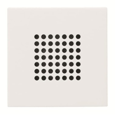 2CLA222900N1101 Накладка (решётка) для громковорителя 2, серия Zenit, цвет альпийский белый