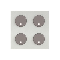 2CLA222640N1302 SR-4-N2PL Центральная плата 4-кнопочная free@home, Zenit, серебряный