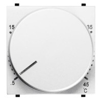 2CLA224030N1101 Механизм терморегулятора для тёплых полов с выносным датчиком температуры, 10А/250В, серия Zenit, цвет альпийский белый