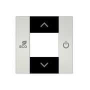 2CLA224060N1302 CP-RTC-N2PL Накладка терморегулятора free@home, Zenit, серебряный