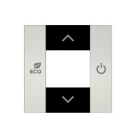 2CLA224060N1302 CP-RTC-N2PL Накладка терморегулятора free@home, Zenit, серебряный