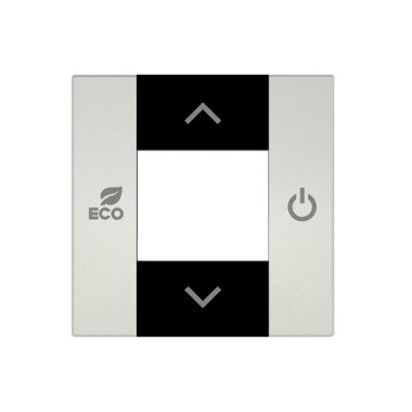 2CLA224060N1302 CP-RTC-N2PL Накладка терморегулятора free@home, Zenit, серебряный