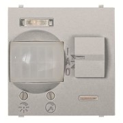 2CLA224100N1301 Датчик движения инфракрасный пассивный, 2-модульный, серия Zenit, цвет серебристый