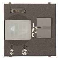 2CLA224100N1801 Датчик движения инфракрасный пассивный, 2-модульный, серия Zenit, цвет антрацит