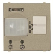 2CLA224100N1901 Датчик движения инфракрасный пассивный, 2-модульный, серия Zenit, цвет шампань