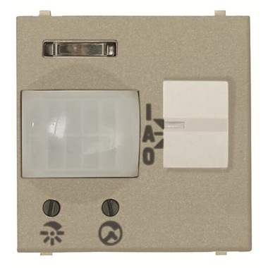 2CLA224100N1901 Датчик движения инфракрасный пассивный, 2-модульный, серия Zenit, цвет шампань