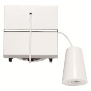 2CLA224800N1101 Механизм кнопки со шнурком, 2-модульный, серия Zenit, цвет альпийский белый