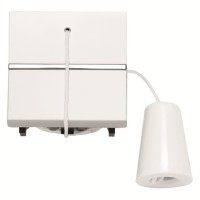 2CLA224800N1101 Механизм кнопки со шнурком, 2-модульный, серия Zenit, цвет альпийский белый