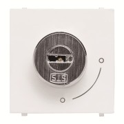 2CLA225320N1101 Механизм выключателя с ключом на 2 положения, без фиксации, 2-модульный, серия Zenit, цвет альпийский белый