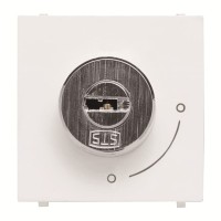 2CLA225320N1101 Механизм выключателя с ключом на 2 положения, без фиксации, 2-модульный, серия Zenit, цвет альпийский белый