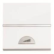 2CLA226000N1101 Механизм электронного клавишного светорегулятора 40-450 Вт, 2-модульный, серия Zenit, цвет альпийский белый