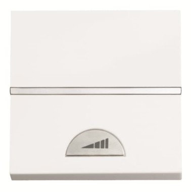 2CLA226000N1101 Механизм электронного клавишного светорегулятора 40-450 Вт, 2-модульный, серия Zenit, цвет альпийский белый