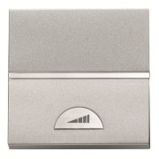 2CLA226000N1301 Механизм электронного клавишного светорегулятора 40-450 Вт, 2-модульный, серия Zenit, цвет серебристый