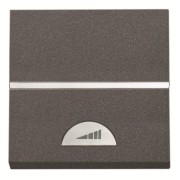 2CLA226000N1801 Механизм электронного клавишного светорегулятора 40-450 Вт, 2-модульный, серия Zenit, цвет антрацит