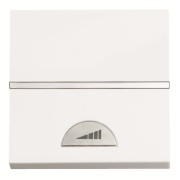 2CLA226010N1101 Механизм универсального электронного клавишного светорегулятора 60-500 Вт, 2-модульный, серия Zenit, цвет альпийский белый