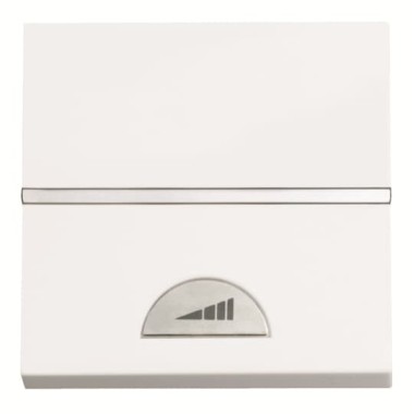 2CLA226010N1101 Механизм универсального электронного клавишного светорегулятора 60-500 Вт, 2-модульный, серия Zenit, цвет альпийский белый